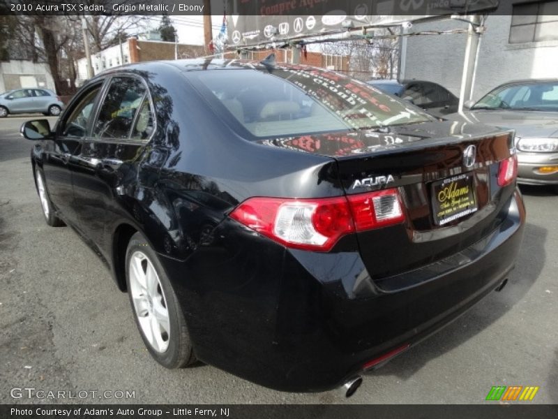 Grigio Metallic / Ebony 2010 Acura TSX Sedan