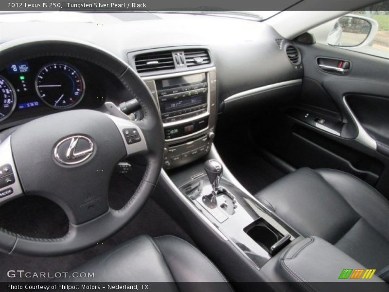 Tungsten Silver Pearl / Black 2012 Lexus IS 250