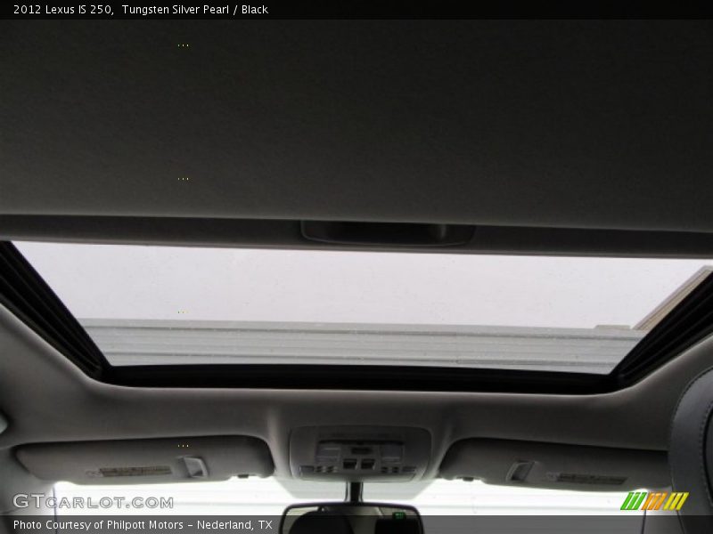 Tungsten Silver Pearl / Black 2012 Lexus IS 250