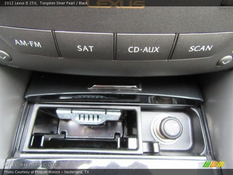 Tungsten Silver Pearl / Black 2012 Lexus IS 250