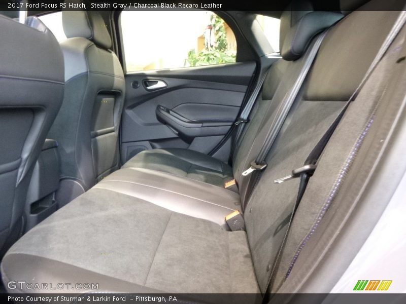 Rear Seat of 2017 Focus RS Hatch