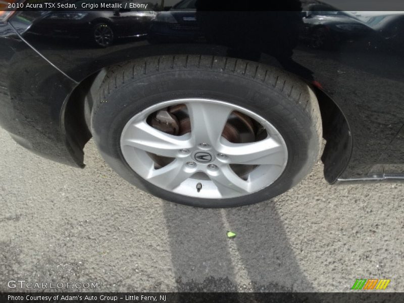 Grigio Metallic / Ebony 2010 Acura TSX Sedan