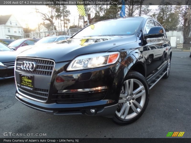 Phantom Black Pearl Effect / Limestone Grey 2008 Audi Q7 4.2 Premium quattro