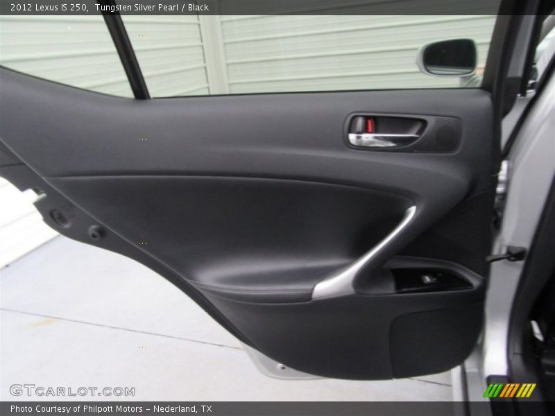 Tungsten Silver Pearl / Black 2012 Lexus IS 250