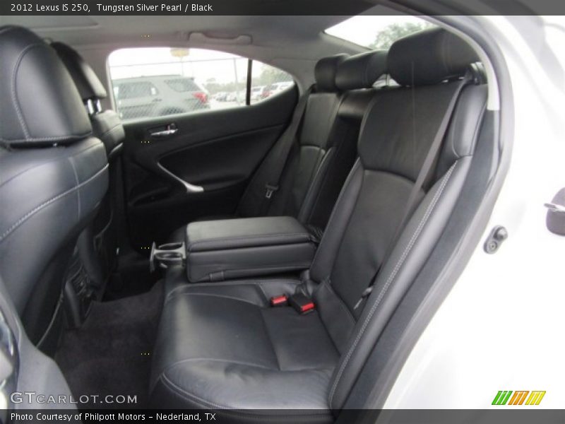 Tungsten Silver Pearl / Black 2012 Lexus IS 250