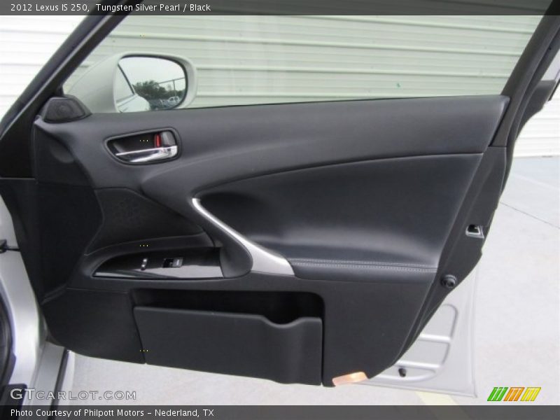 Tungsten Silver Pearl / Black 2012 Lexus IS 250
