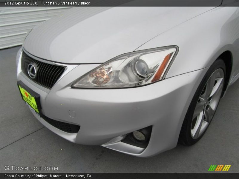 Tungsten Silver Pearl / Black 2012 Lexus IS 250