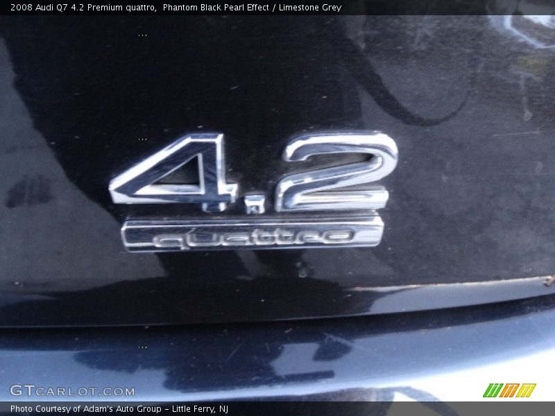 Phantom Black Pearl Effect / Limestone Grey 2008 Audi Q7 4.2 Premium quattro