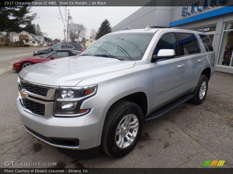 Silver Ice Metallic / Jet Black 2017 Chevrolet Tahoe LS 4WD