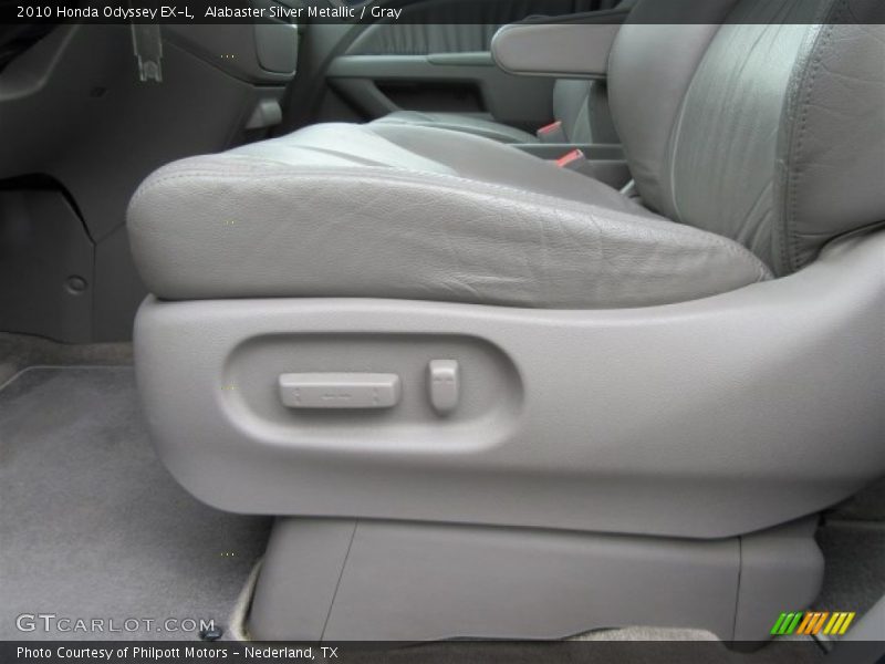 Alabaster Silver Metallic / Gray 2010 Honda Odyssey EX-L