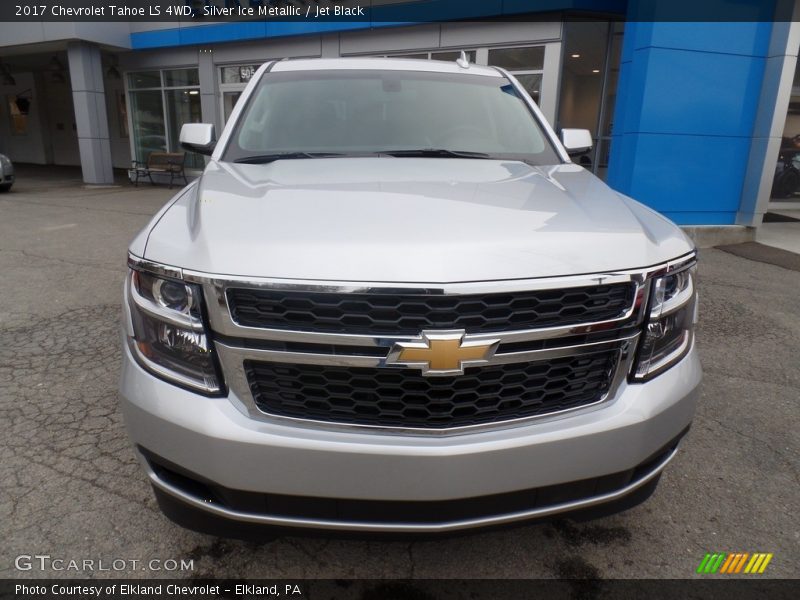 Silver Ice Metallic / Jet Black 2017 Chevrolet Tahoe LS 4WD