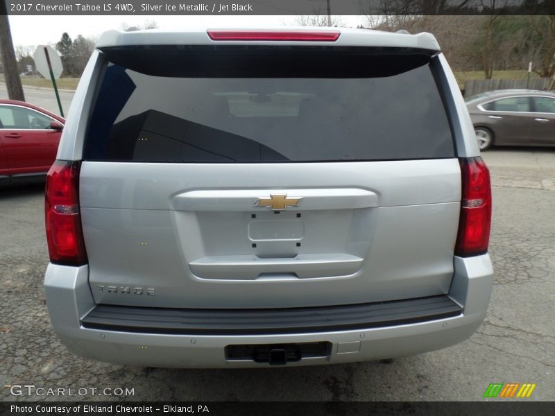 Silver Ice Metallic / Jet Black 2017 Chevrolet Tahoe LS 4WD