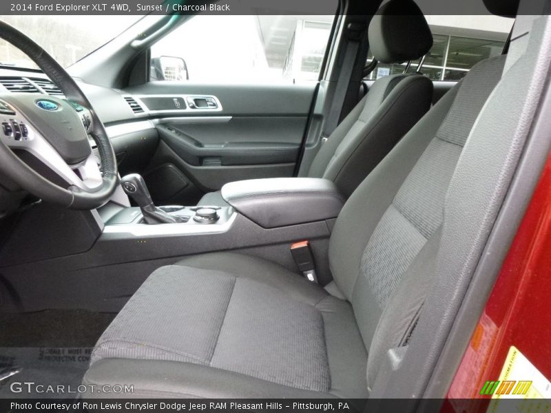 Sunset / Charcoal Black 2014 Ford Explorer XLT 4WD
