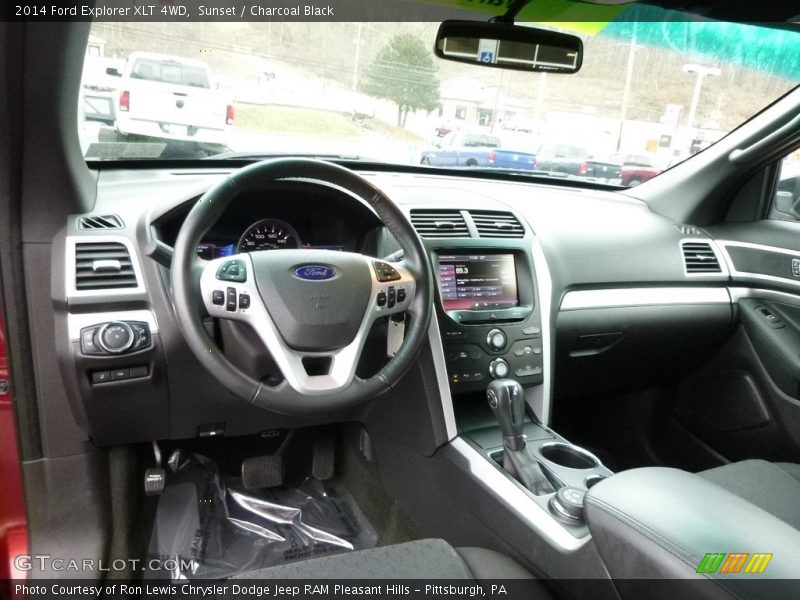 Sunset / Charcoal Black 2014 Ford Explorer XLT 4WD