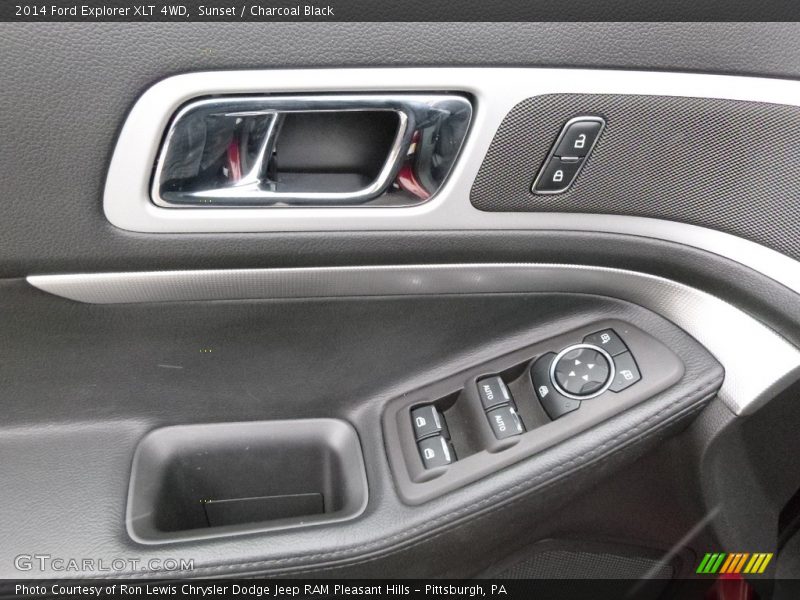 Sunset / Charcoal Black 2014 Ford Explorer XLT 4WD