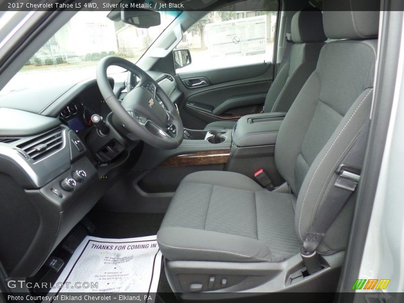 Silver Ice Metallic / Jet Black 2017 Chevrolet Tahoe LS 4WD
