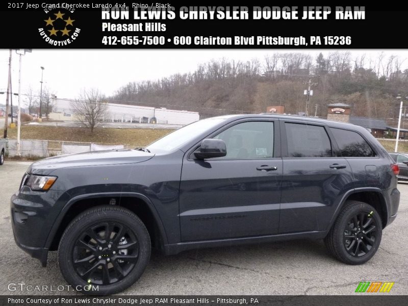 Rhino / Black 2017 Jeep Grand Cherokee Laredo 4x4