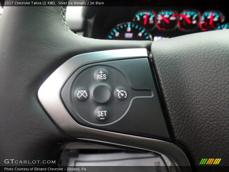 Silver Ice Metallic / Jet Black 2017 Chevrolet Tahoe LS 4WD