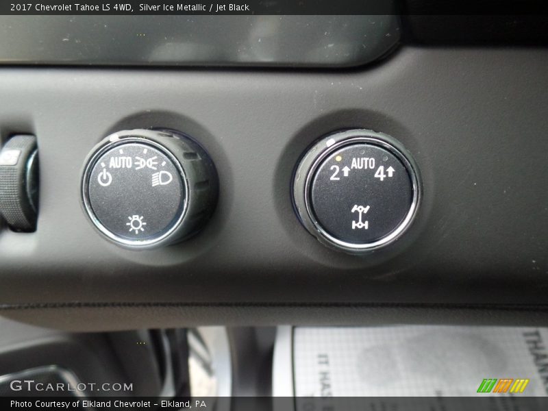 Silver Ice Metallic / Jet Black 2017 Chevrolet Tahoe LS 4WD
