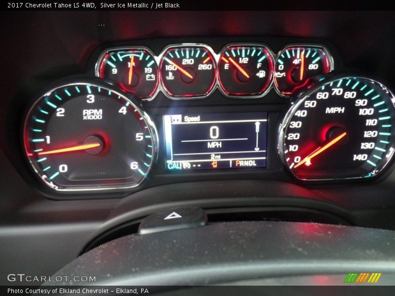Silver Ice Metallic / Jet Black 2017 Chevrolet Tahoe LS 4WD