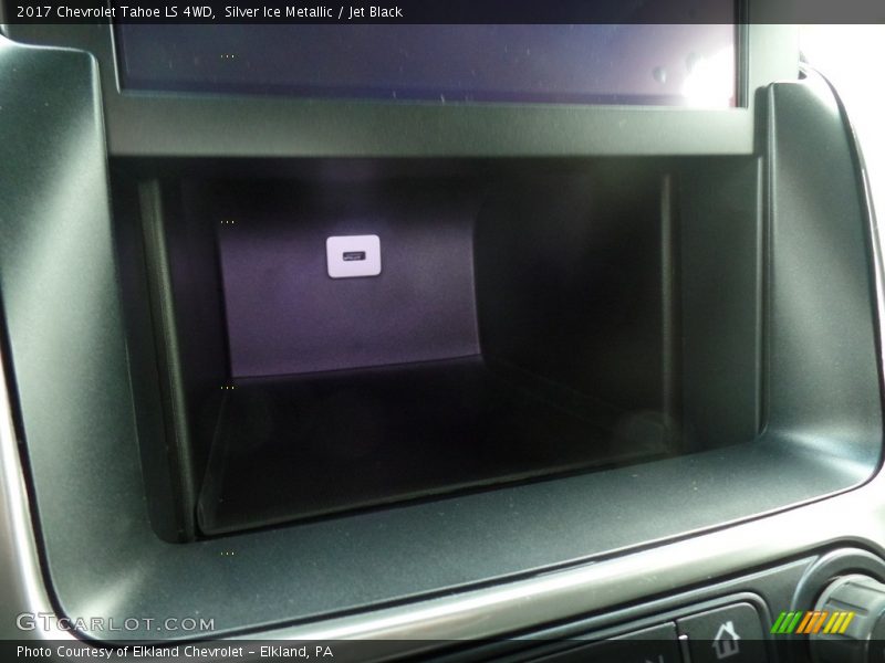 Silver Ice Metallic / Jet Black 2017 Chevrolet Tahoe LS 4WD