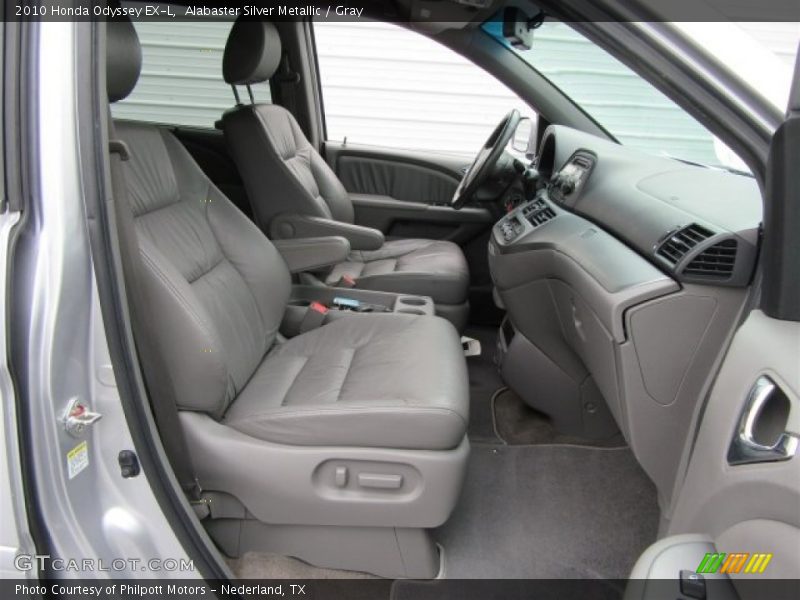 Alabaster Silver Metallic / Gray 2010 Honda Odyssey EX-L