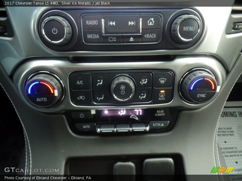 Silver Ice Metallic / Jet Black 2017 Chevrolet Tahoe LS 4WD