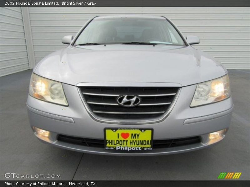 Bright Silver / Gray 2009 Hyundai Sonata Limited