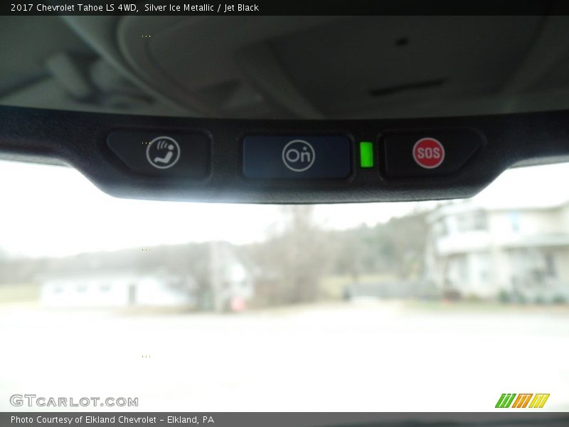Silver Ice Metallic / Jet Black 2017 Chevrolet Tahoe LS 4WD