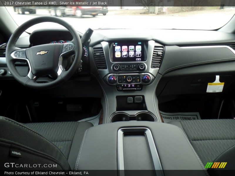Silver Ice Metallic / Jet Black 2017 Chevrolet Tahoe LS 4WD