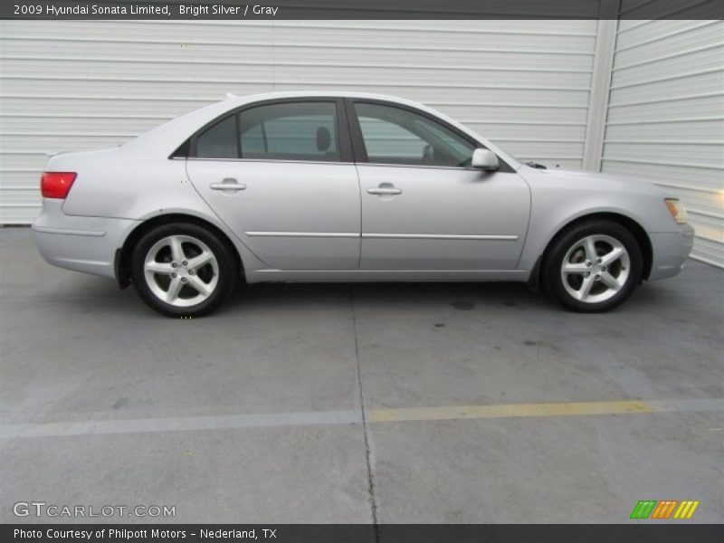 Bright Silver / Gray 2009 Hyundai Sonata Limited