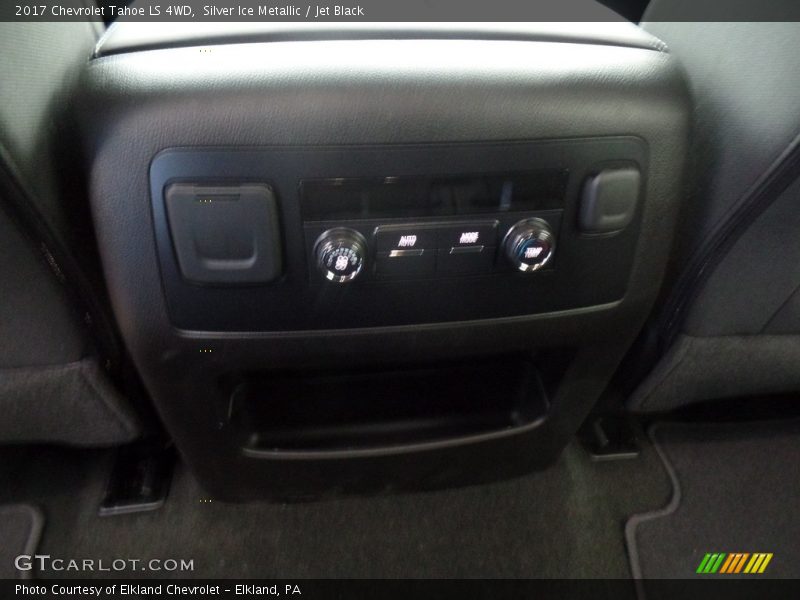 Silver Ice Metallic / Jet Black 2017 Chevrolet Tahoe LS 4WD