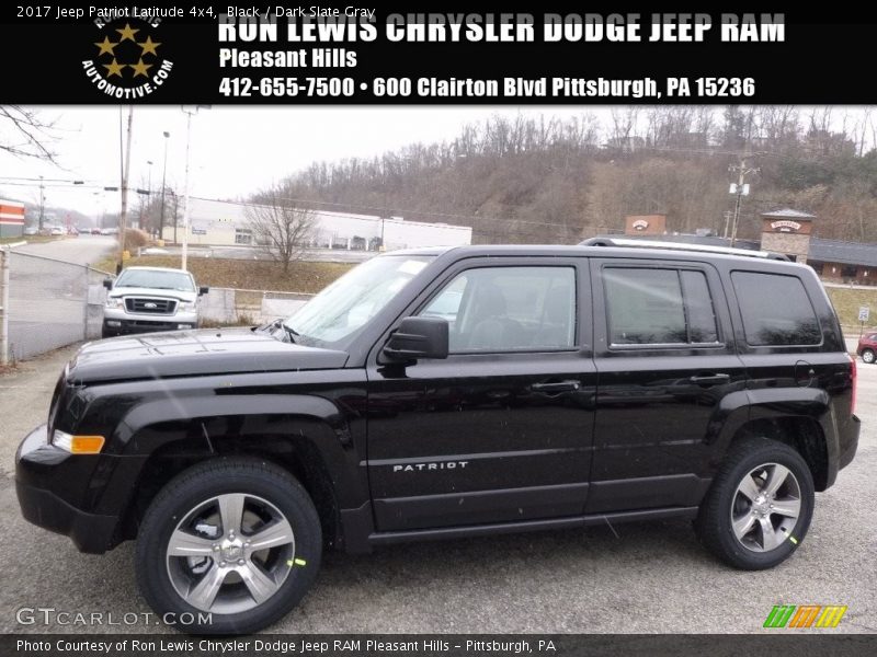 Black / Dark Slate Gray 2017 Jeep Patriot Latitude 4x4
