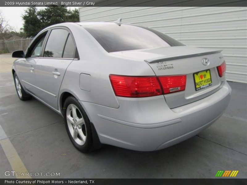 Bright Silver / Gray 2009 Hyundai Sonata Limited