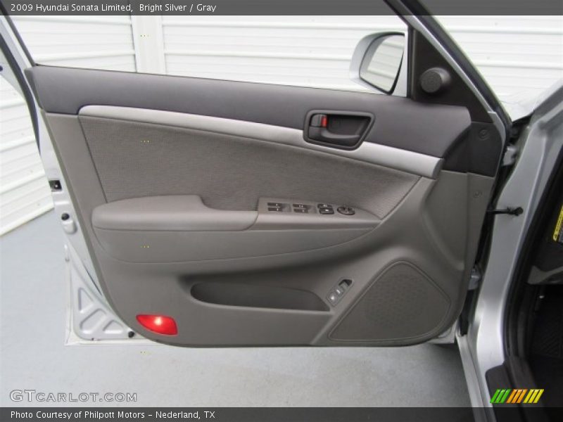 Bright Silver / Gray 2009 Hyundai Sonata Limited