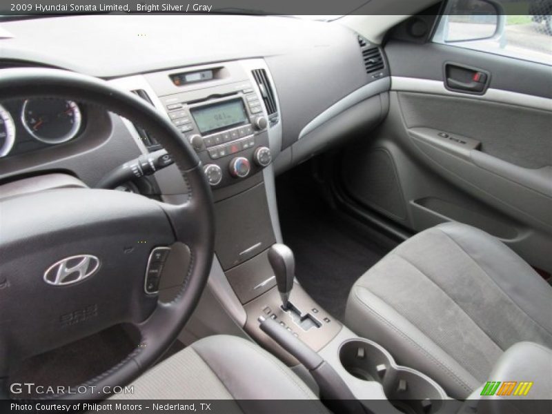 Bright Silver / Gray 2009 Hyundai Sonata Limited