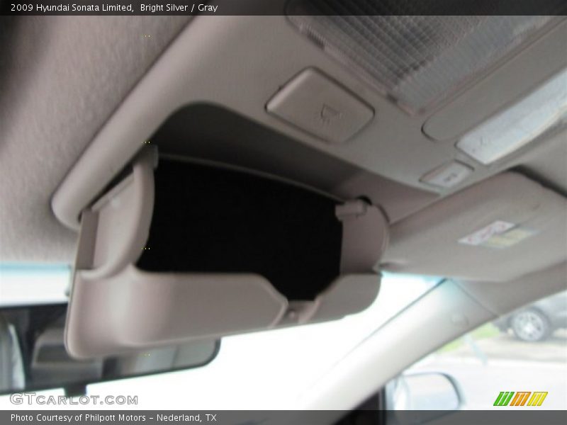 Bright Silver / Gray 2009 Hyundai Sonata Limited