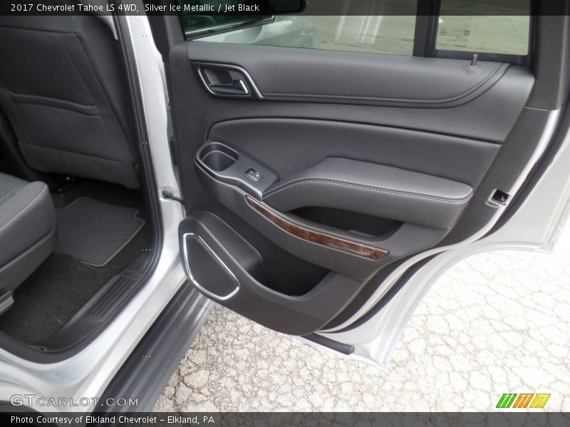 Silver Ice Metallic / Jet Black 2017 Chevrolet Tahoe LS 4WD