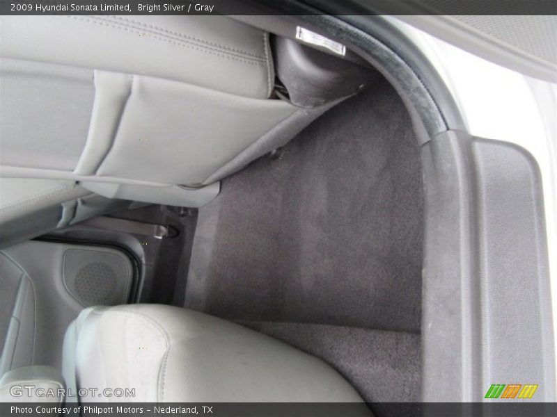 Bright Silver / Gray 2009 Hyundai Sonata Limited