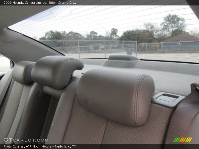 Bright Silver / Gray 2009 Hyundai Sonata Limited