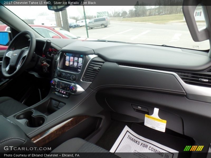 Silver Ice Metallic / Jet Black 2017 Chevrolet Tahoe LS 4WD