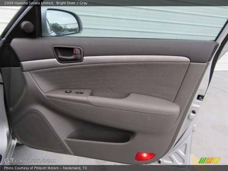 Bright Silver / Gray 2009 Hyundai Sonata Limited