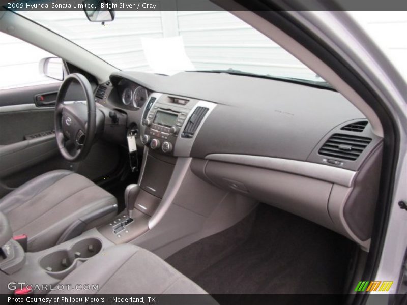 Bright Silver / Gray 2009 Hyundai Sonata Limited