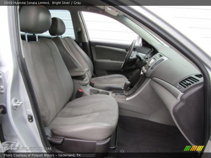 Bright Silver / Gray 2009 Hyundai Sonata Limited