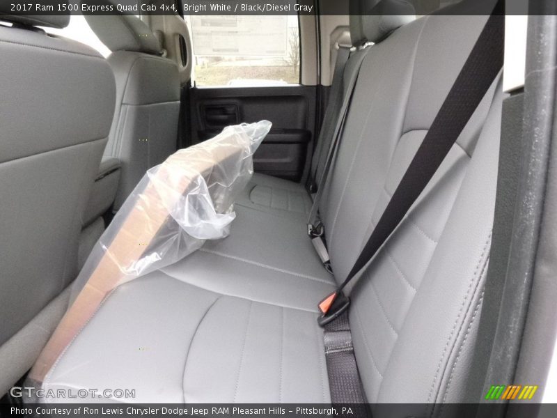 Bright White / Black/Diesel Gray 2017 Ram 1500 Express Quad Cab 4x4