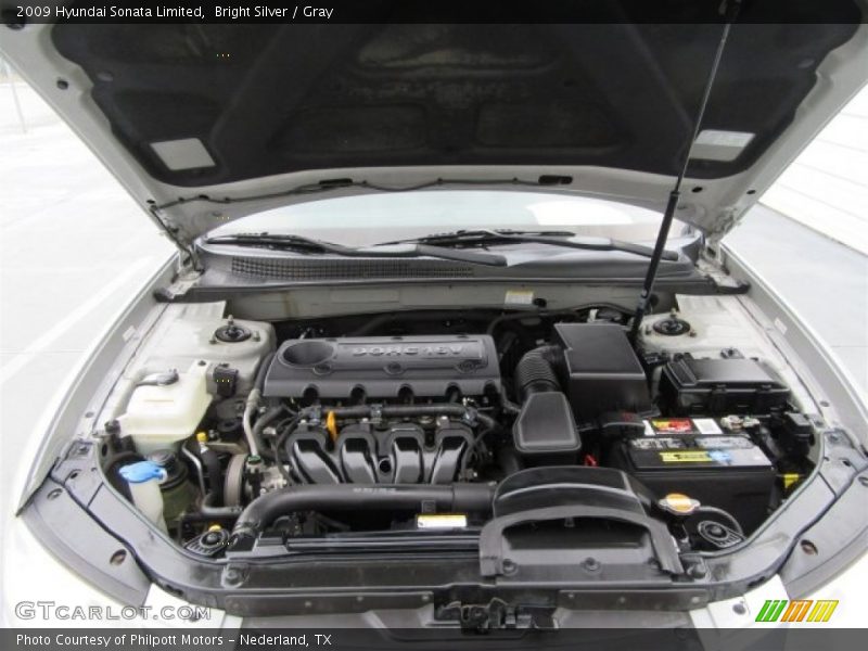 Bright Silver / Gray 2009 Hyundai Sonata Limited