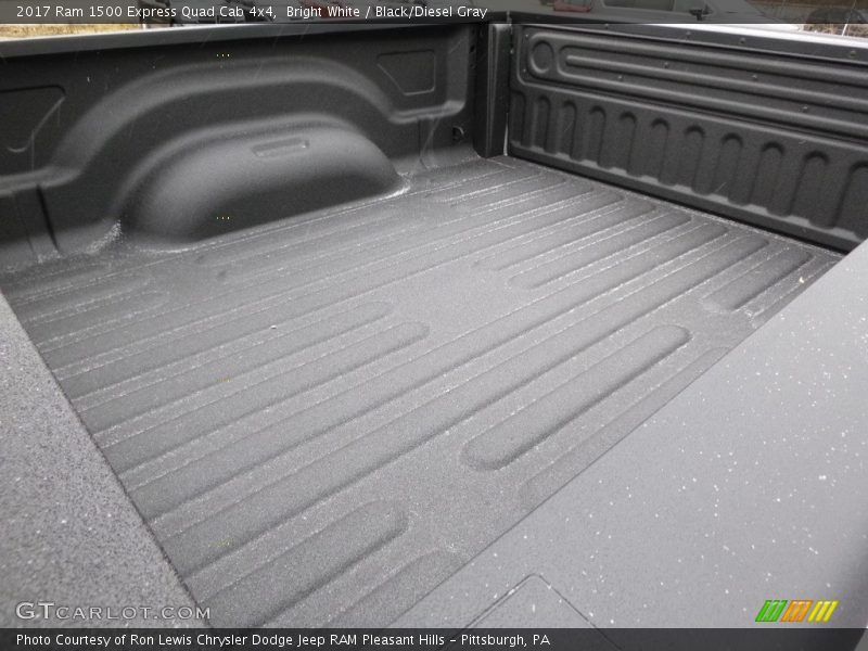 Bright White / Black/Diesel Gray 2017 Ram 1500 Express Quad Cab 4x4