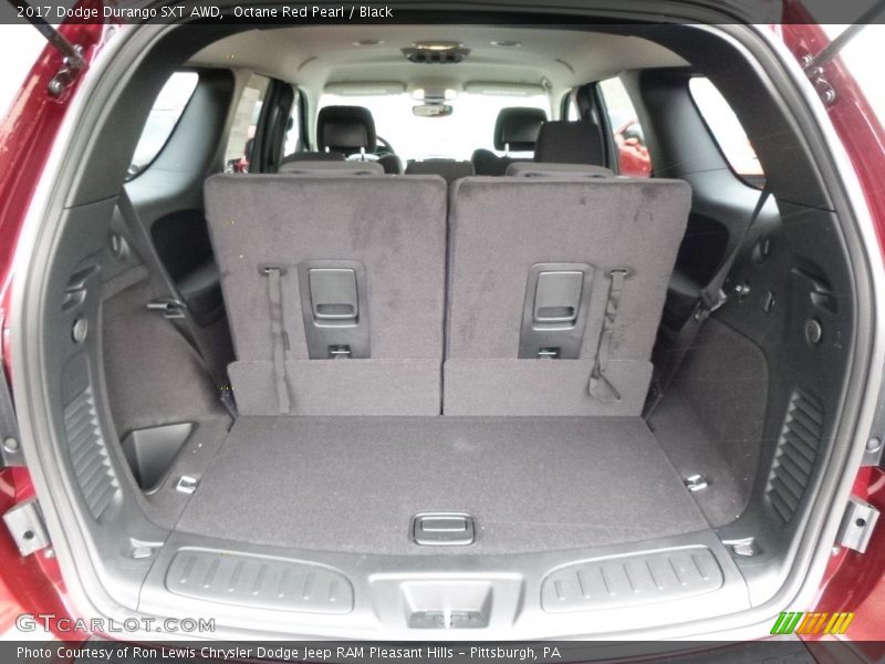 Octane Red Pearl / Black 2017 Dodge Durango SXT AWD