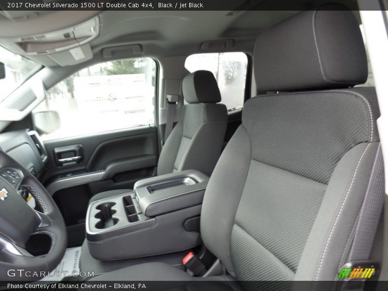 Black / Jet Black 2017 Chevrolet Silverado 1500 LT Double Cab 4x4