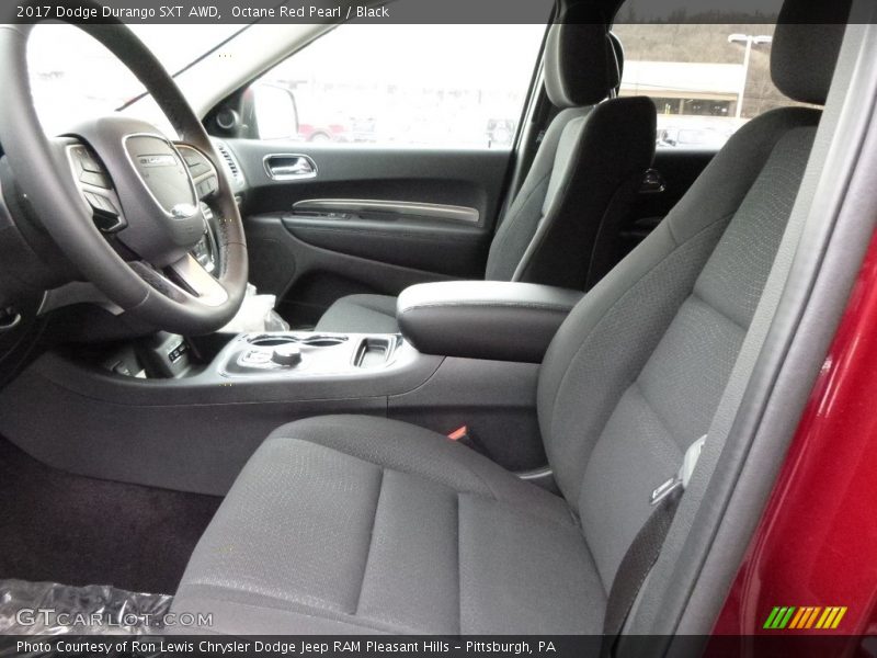 Octane Red Pearl / Black 2017 Dodge Durango SXT AWD